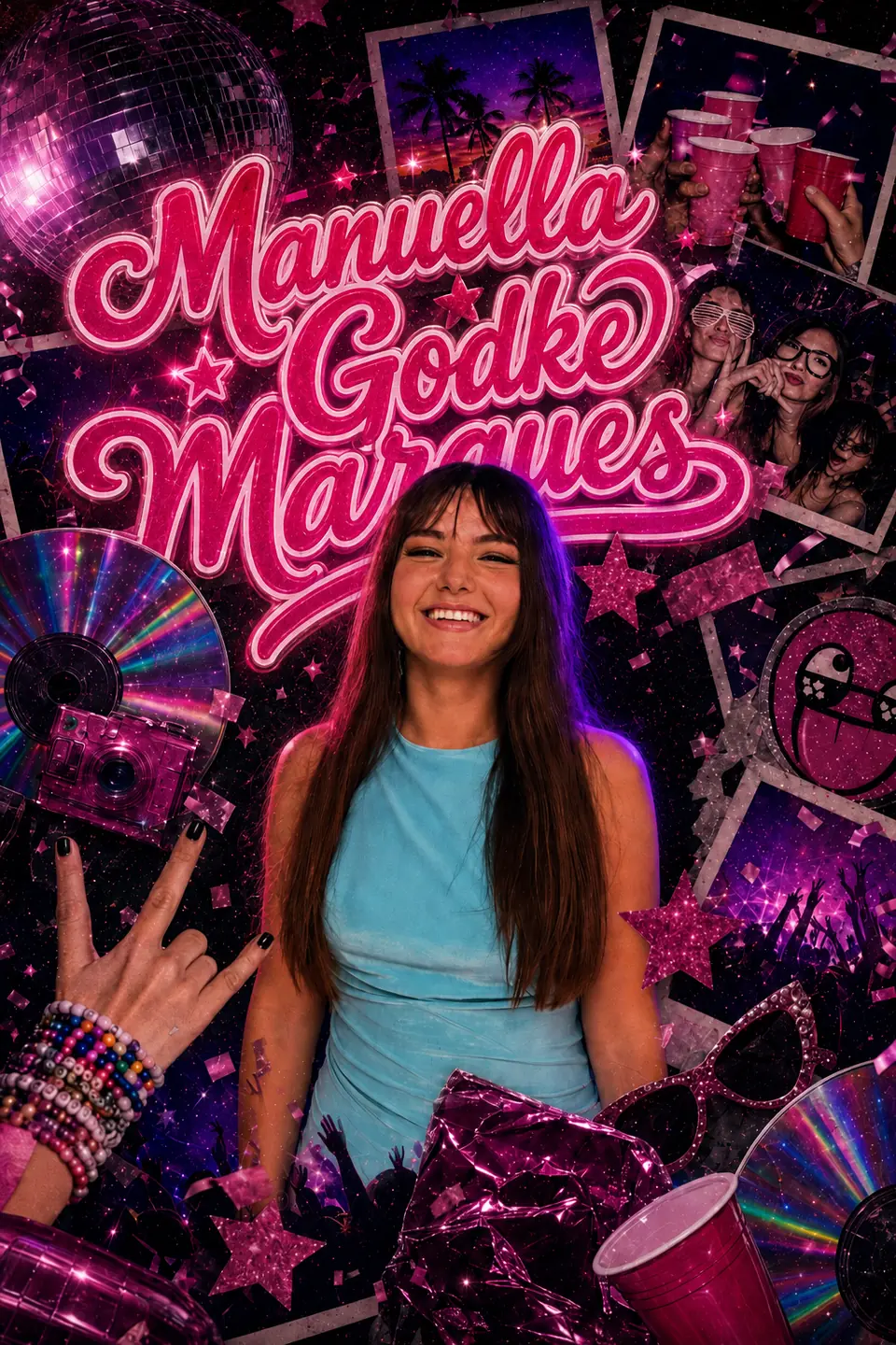 Convite de 18 anos de Manuella, 20 de dezembro, 19:30, Espaço Villa Real